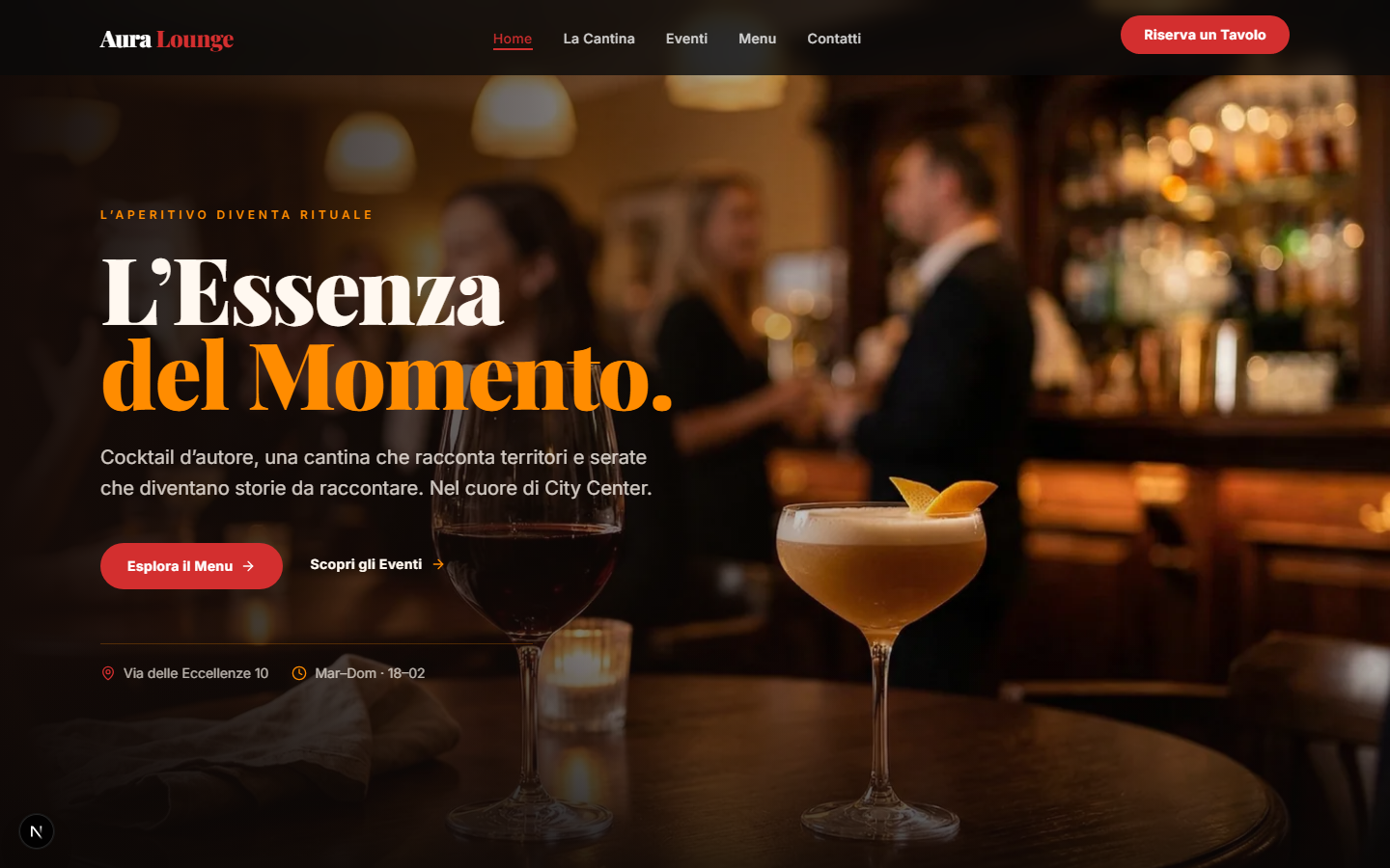 Anteprima del sito Bar lounge