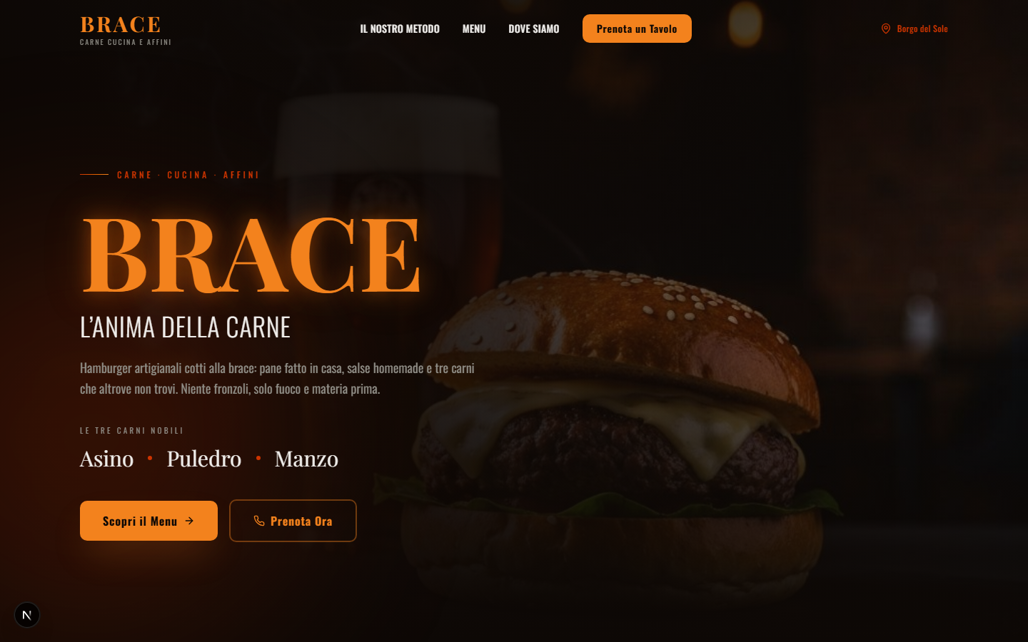 Anteprima del sito Ristorante & burger