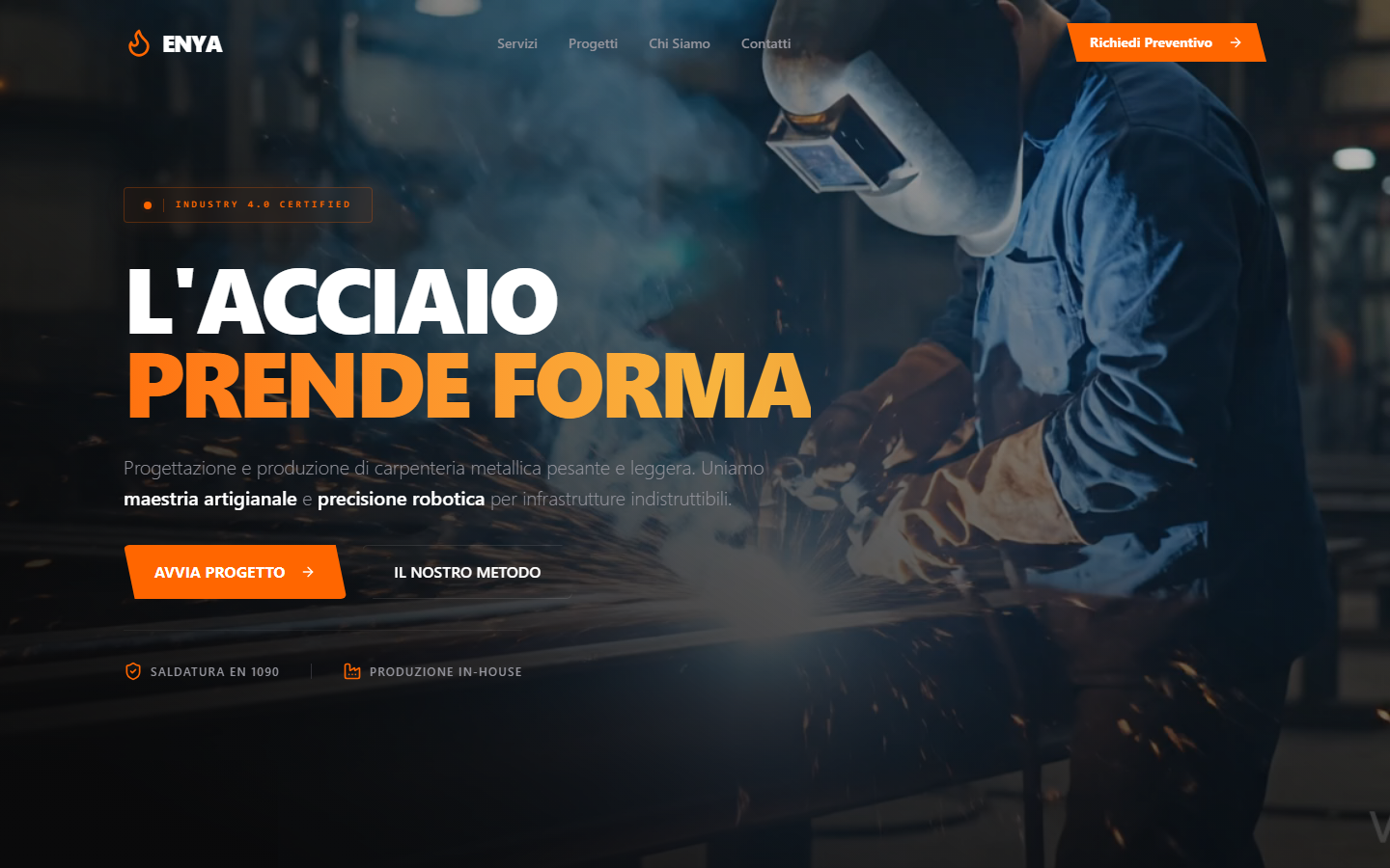 Anteprima del sito Carpenteria & saldatura