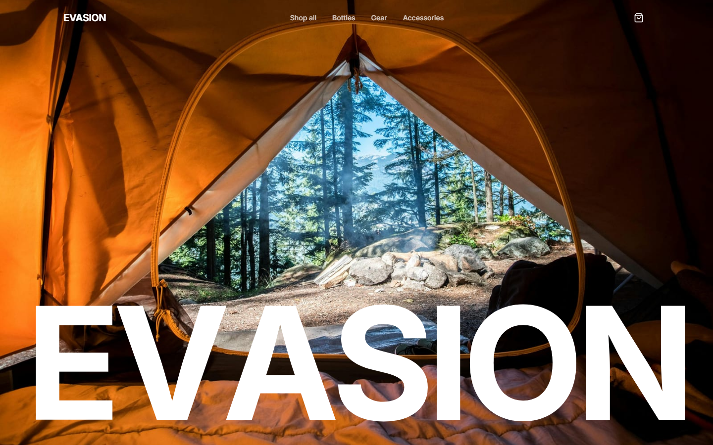 Anteprima del sito E-commerce attrezzatura outdoor