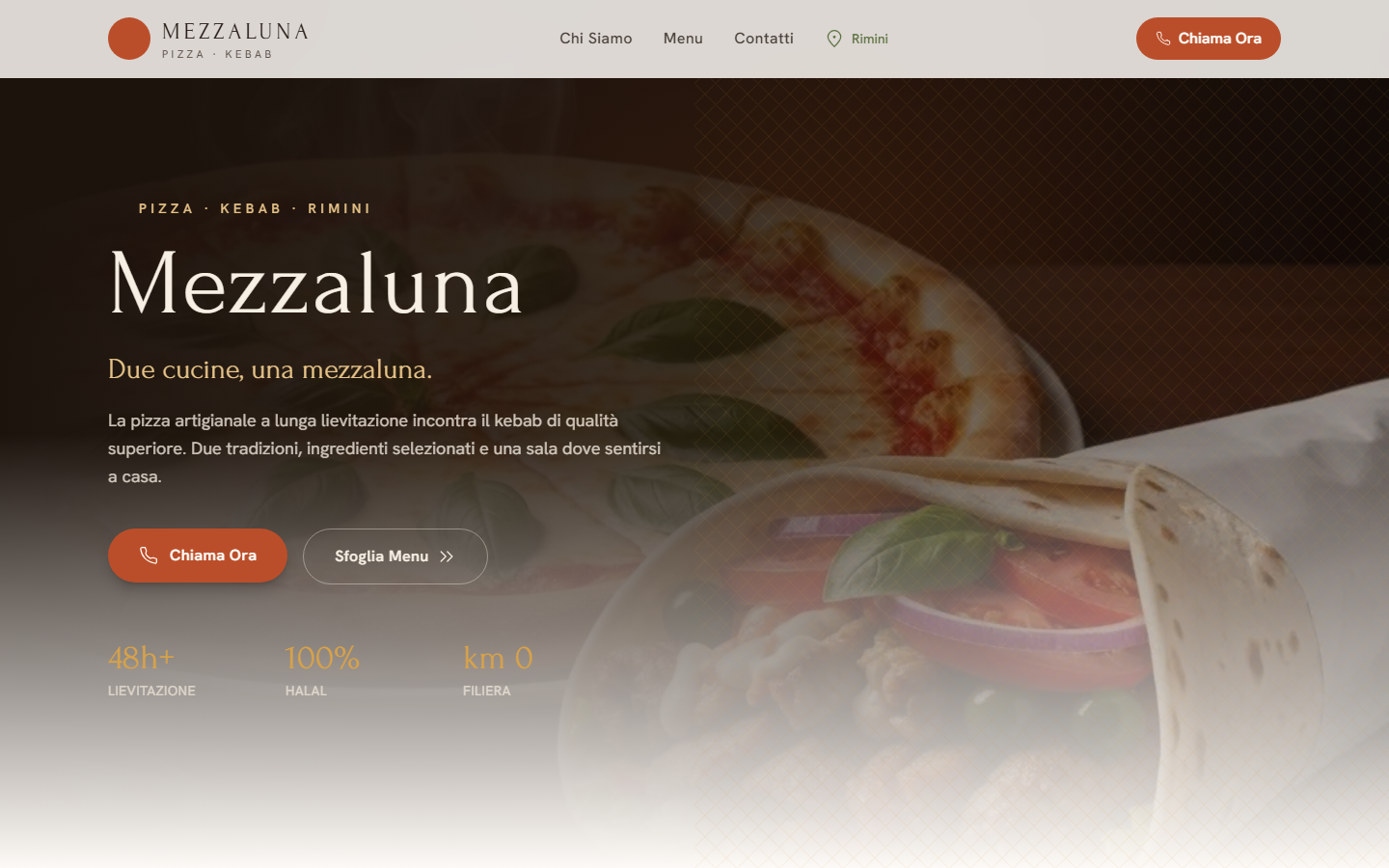 Anteprima del sito Pizzeria & kebab