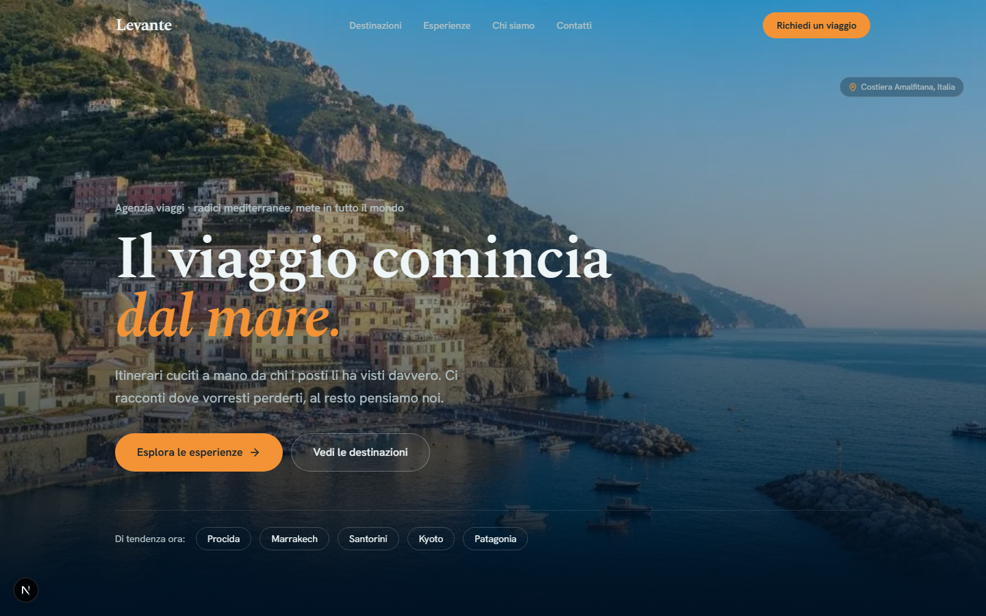 Anteprima del sito Agenzia viaggi